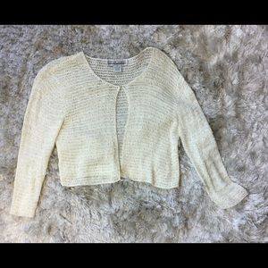 Sequin Ivory Bolero Shrug size Small